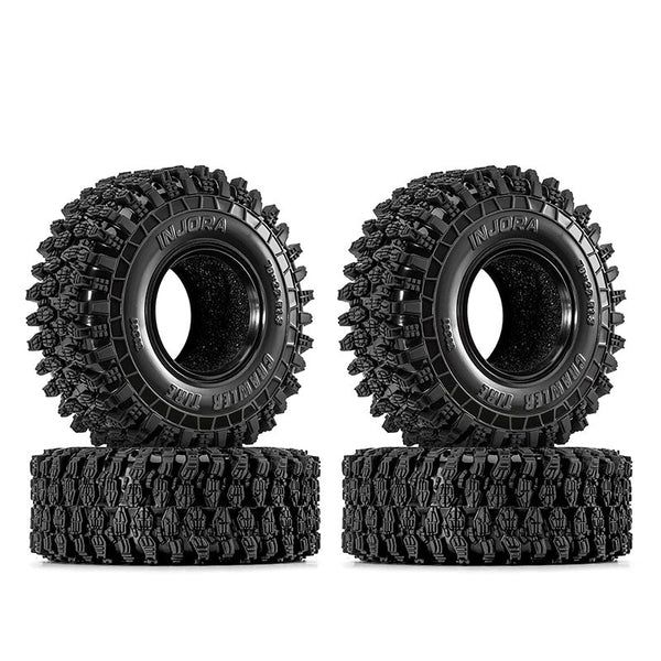 Injora RC T1311 1.3in 70x26mm Rock Crawling Tires 4pc