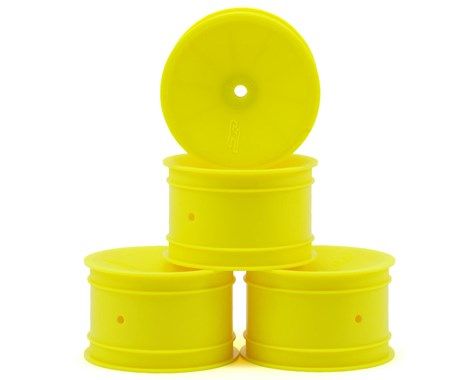 JConcepts Mono B7/B74.2/ YZ2/YZ4/XB2/XB4 /LD3/ L1R 2.2in Rear Wheel Yellow 4pc