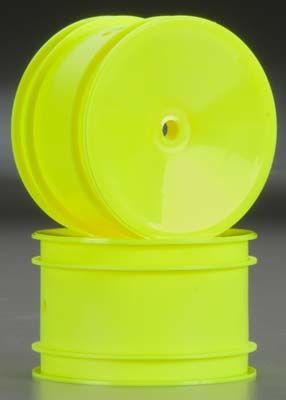 Team Associated 2WD/4WD Rear Wheels 2.2in 12mm Hex Yellow 2pc