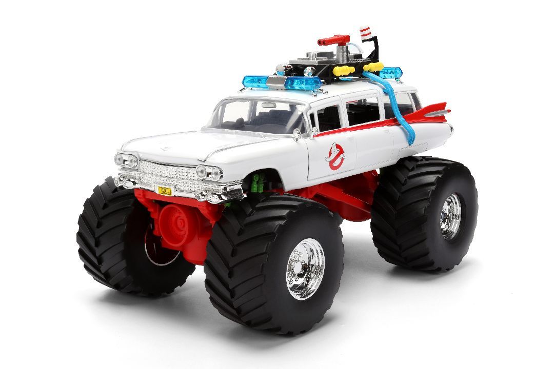 Jada Toys 1/24 Hollywood Rides Ghostbusters ECTO-1 Monster Truck Version