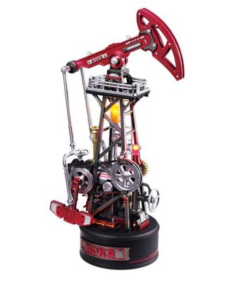 Robotime ROKR 3D Wooden Puzzle Oil Extractor Mechanical DIY 127 piece