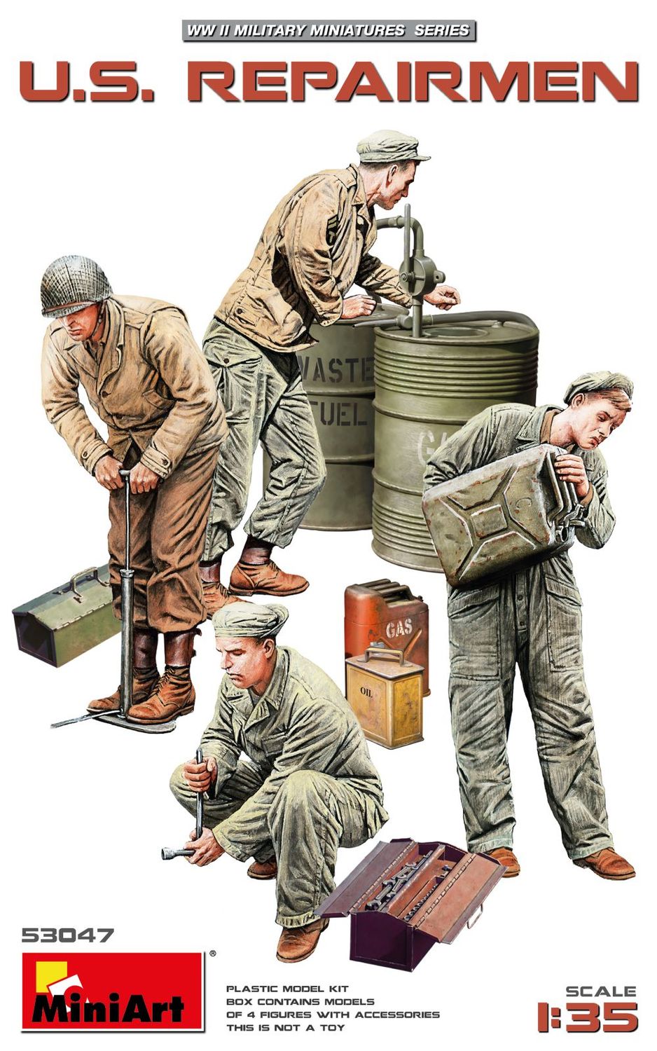 Miniart 1/35 US Repairmen New Tool