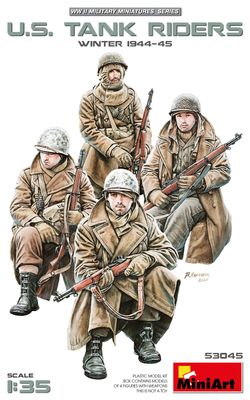 Miniart 1/35 Winter 1944-45 US Tank Riders New Tool