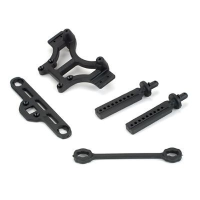 RPM Shock Tower with Body Mount Black