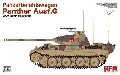 Rye Field Model 1/35 Panzerbefehlswagen Panther Ausf.G