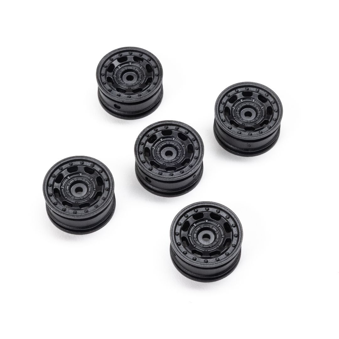 Axial SCX30 Atlas Black Rhino Wheel 5pc