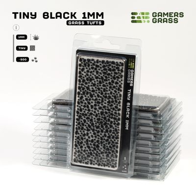 Gamers Grass 1mm Tiny Tufts Black
