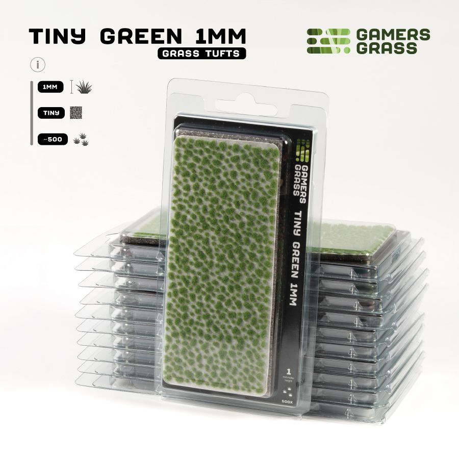 Gamers Grass 1mm Tiny Tufts Green