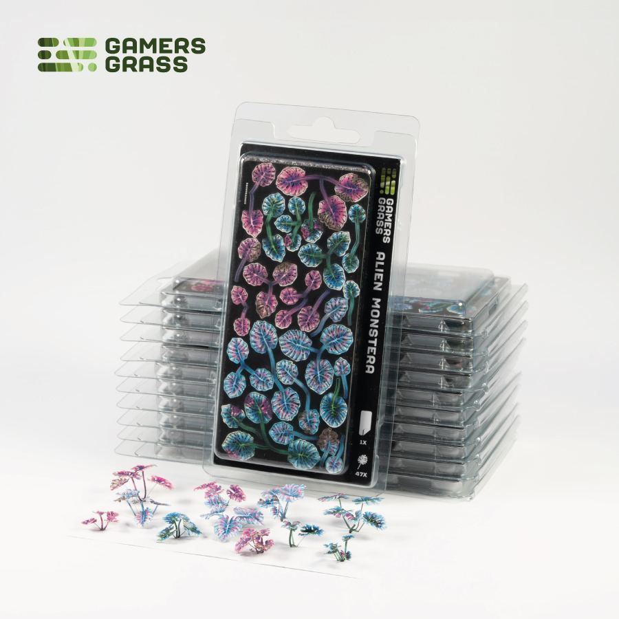 Gamers Grass Laser Plants Alien Monstera