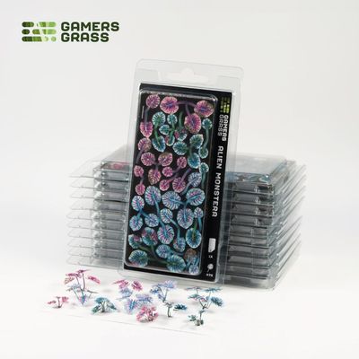 Gamers Grass Laser Plants Alien Monstera