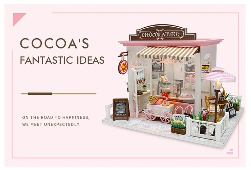 Hongda Cocoas Fantastic Ideas DIY Miniature Kit with Dust Cover