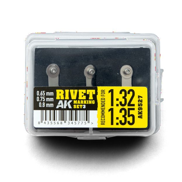 AK Interactive 1/32-1/35 Rivet Marking Set 3