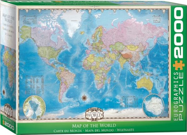 Eurographics Map of the World 2000 piece