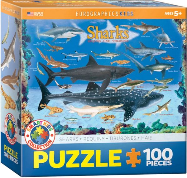 Eurographics Sharks 100 piece
