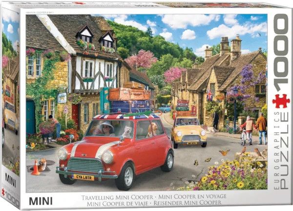 Eurographics Traveling Mini Cooper by L.Kate 1000 piece