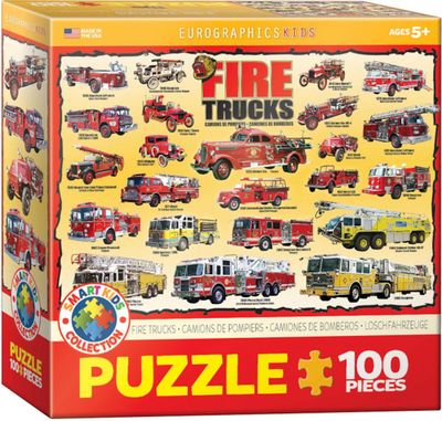 Eurographics Fire Trucks 100 piece