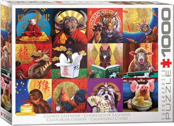 Eurographics Chinese Calendar 1000 piece