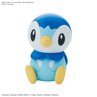 Bandai Pokemon Model Kit Quick!! No 06 Piplup Plastic Model Kit