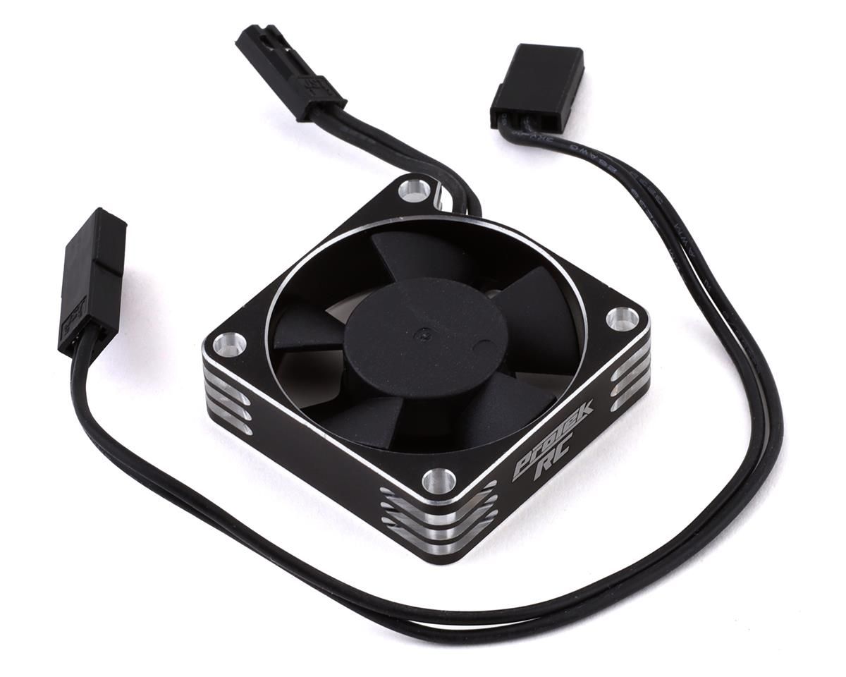 ProTek RC 35x35x10mm Aluminum High Speed HV Cooling Fan Silver/Black