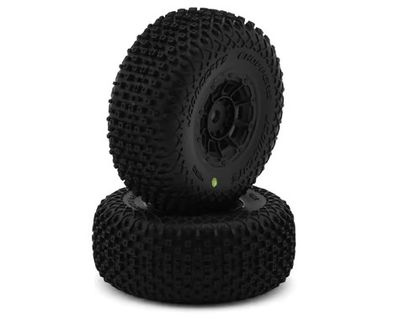 JConcepts Arrma Mojave Grom Choppers Pre-Mounted Off-Road Yellow Tires with 12mm Hex 2pc