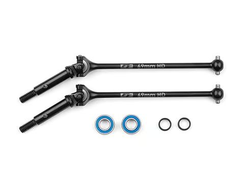 Team Associated RC10B7 Factory Team 69mm Steel Universal Driveshaft Set