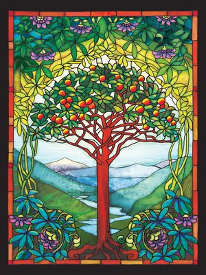 Cobble Hill Tree Of LIfe Stained Glass 275 piece