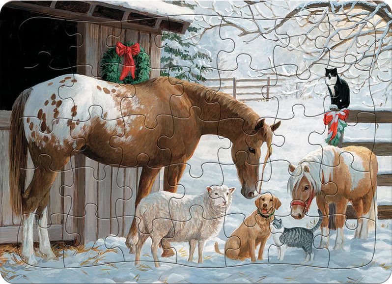 Barnyard Greetings 35 piece Tray Puzzle