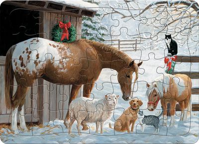 Barnyard Greetings 35 piece Tray Puzzle