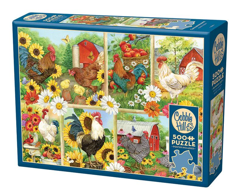 Cobble Hill Cockadoodledoo 500 piece