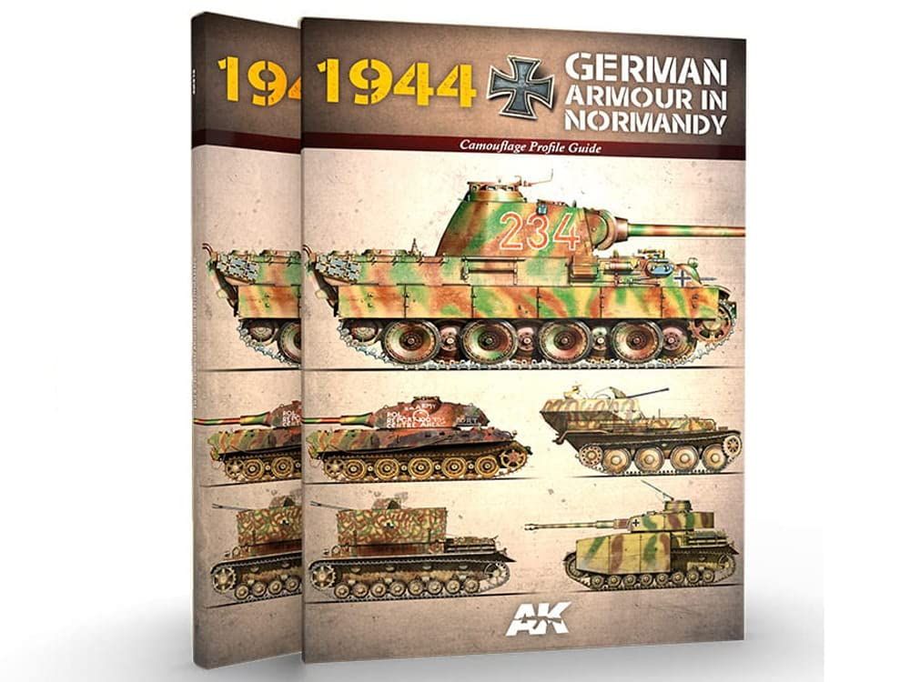 AK Interactive 1944 German Armour in Normandy Camouflage Profile Guide Book