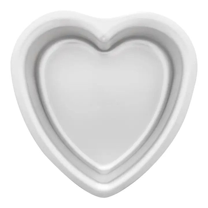 Fat Daddios 7.1x7.1x3in Heart Cake Pan