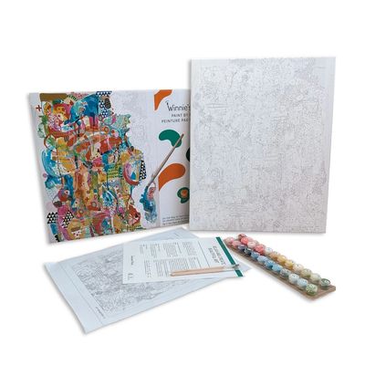 Winnies Picks Paint by Numbers Art Kit Bicycle and Sunflowers