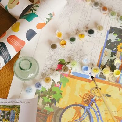 Winnies Picks Paint by Numbers Art Kit 20x16in Vintage Wall Art