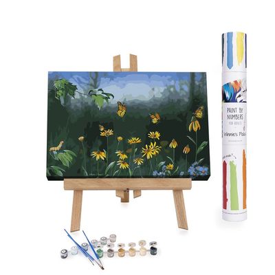 Winnies Picks Paint by Numbers Art Kit Butterfly Decor 16x24in