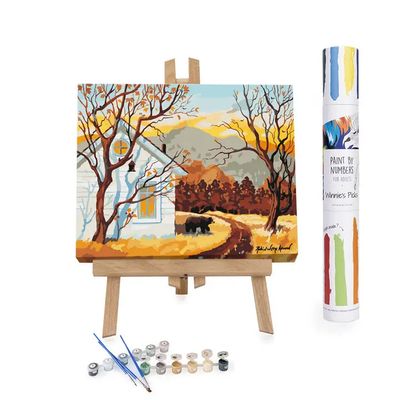 Winnies Picks Paint by Numbers Art Kit 16x20in Winter Visitor