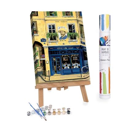 Winnies Picks Paint by Numbers Art Kit 20x16in Cafe Van Gogh