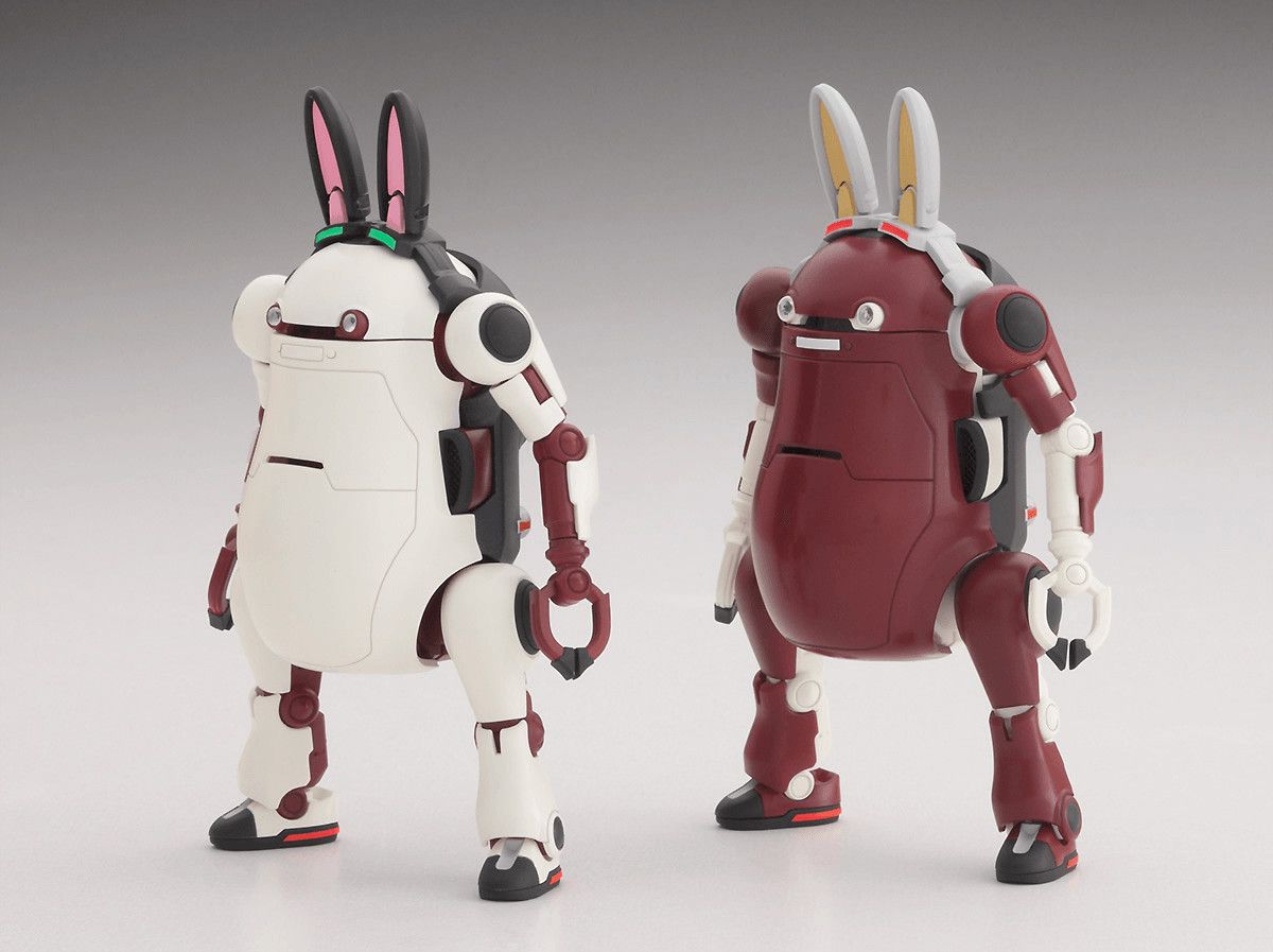 Hasegawa 1/35 MechatroWeGo No 10 Animal Retro and Azuki Two Kit Set