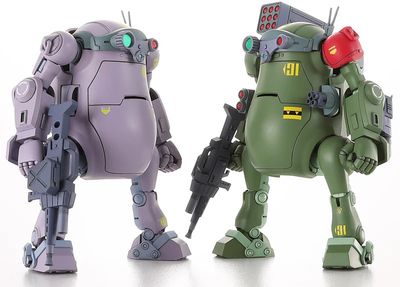 Hasegawa 1/35 MechatroWeGo VOTOMS Collab Series Vol 3 Melquiya Color and Red Shoulder Custom Two Kit Set