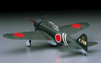 Hasegawa 1/72 Mitsubishi A6M5c Zero Fighter Zeke Type 52 Hei