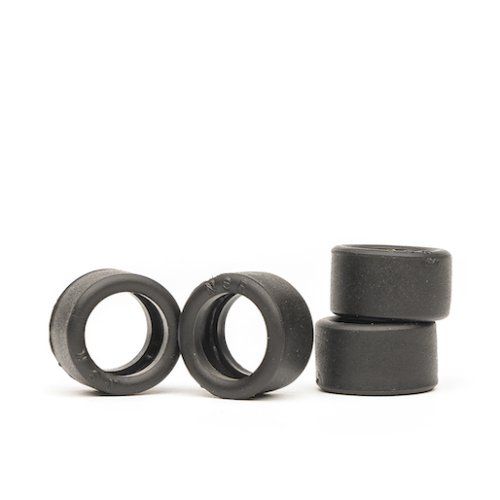 NSR Slot Cars 5294Z Formula 22/26 Cars 19x13mm Slick Rear Zero Graining Tires 4pc