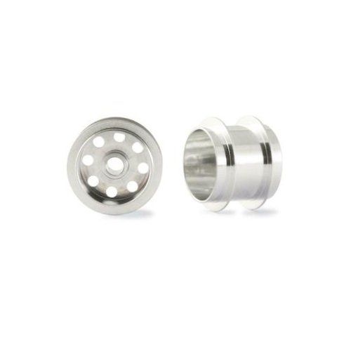 NSR Slot Cars 5021 3/32in 13ODx10mm Air Formula NSR Aluminum Rear Wheels 2pc