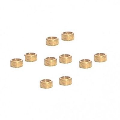 NSR Slot Cars 4814 3/32x0.060in Brass Axle Spacers 10pc