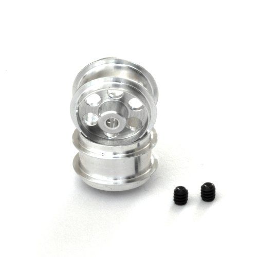 NSR Slot Cars 5031 3/32in 16.5x10mm Air Formula 22 Aluminum Rear Wheels 2pc