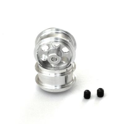 NSR Slot Cars 5031 3/32in 16.5x10mm Air Formula 22 Aluminum Rear Wheels 2pc