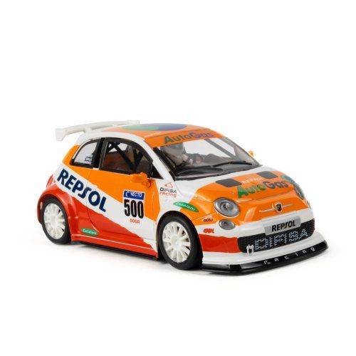 NSR Slot Cars 1/32 Abarth 500 Assetto Corsa Repsol Orange No 500