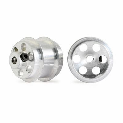 NSR Slot Cars 5005 14.5ODx12.2mm Air System Aluminum Rear Wheels 2pc