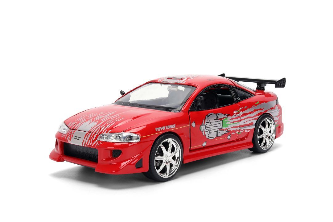 Jada Toys 1/24 Fast &amp; FuriousBrians Mazda RX-7 with Doms Mistubishi Eclipses Graphics