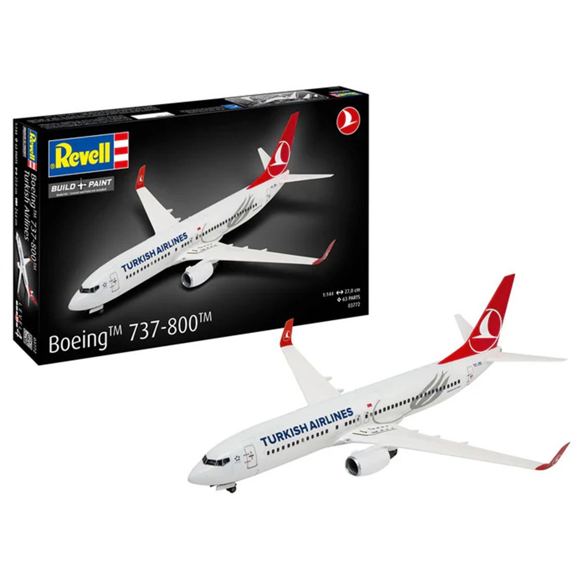 Revell 1/144 Boeing 737-800 Turkish Airlines