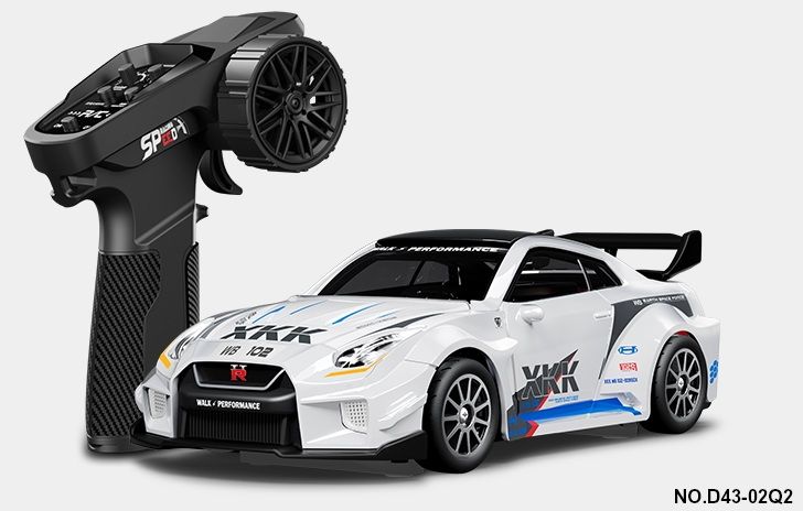 RC Pro 1/43 R/C Alloy Drift Car GTR Silver
