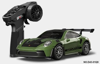 RC Pro 1/43 R/C Alloy Drift Car 911 Green